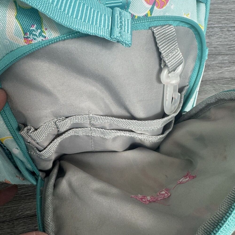 Pottery Barn Kids Mackenzie Mermaid Toddler Backpack Size Small Pink Blue - Picture 9 of 16